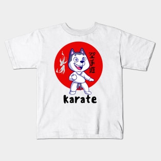 Dog Knows Karate Kids T-Shirt